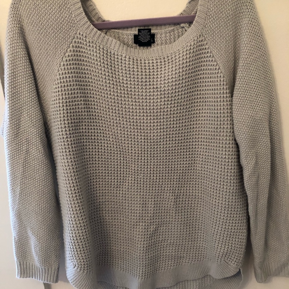 Gray sweater